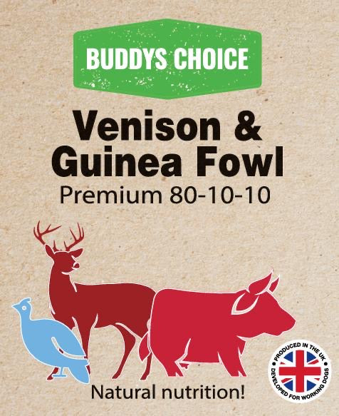 Buddy’s Choice Venison & Guinea Fowl 80/10/10
