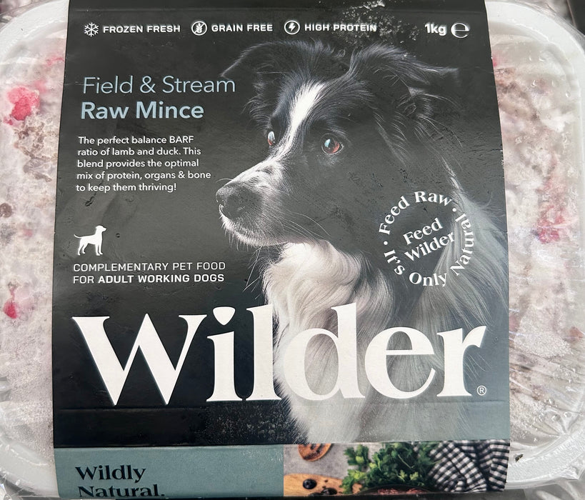 Wilder Field & Stream raw mince 1kg