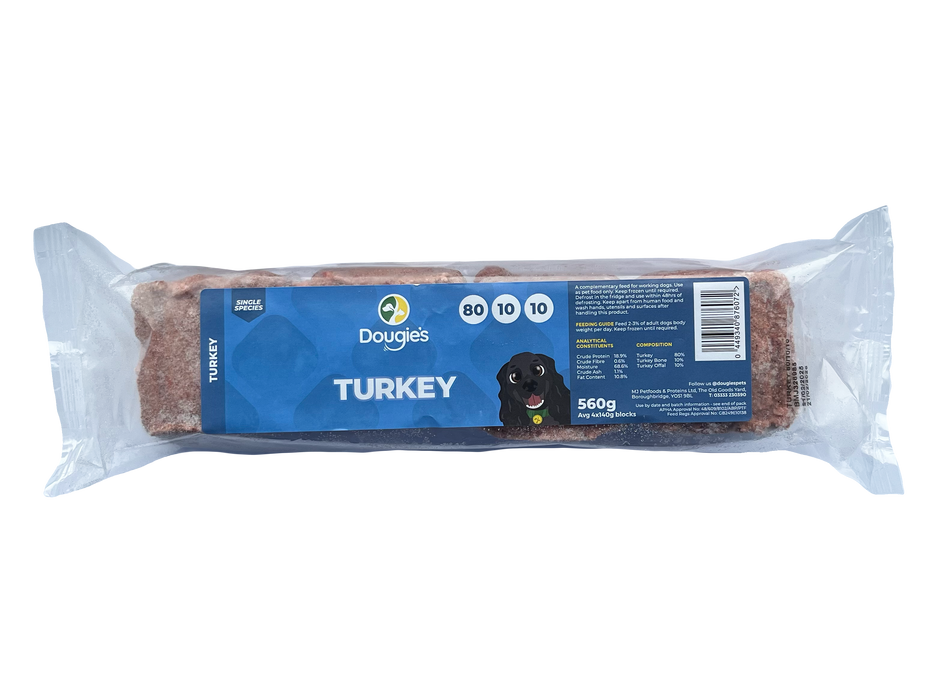 Dougies Turkey 80/10/10 560g