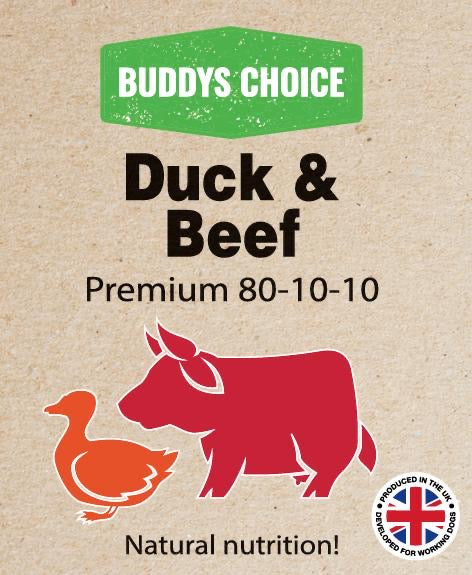 Buddy’s Choice Duck & Beef Tripe 80/10/10