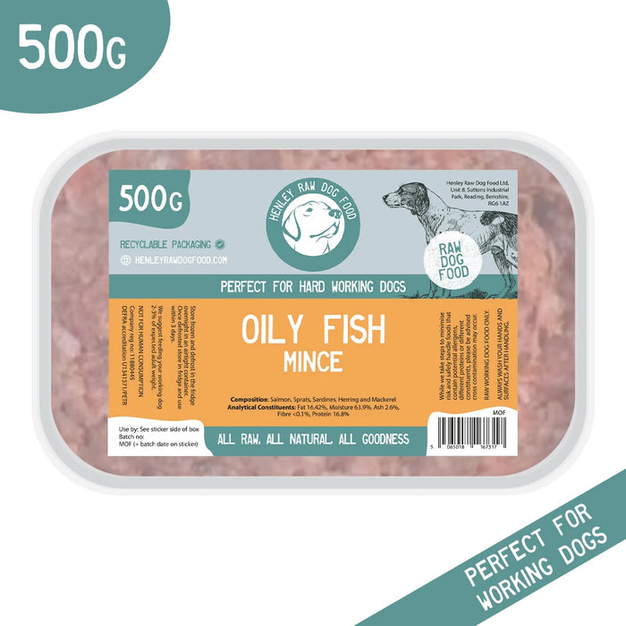 Henley Raw Oily Fish 80/10/10 500g