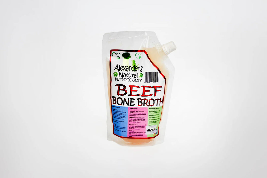 Alexander’s Natural Beef Bone Broth Pouch 500ml