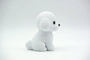 Knitted Dog - Bichon Frise