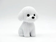 Knitted Dog - Bichon Frise