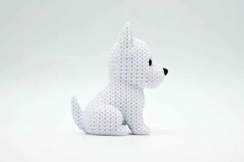 Knitted Dog - Westie