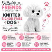 Knitted Dog - Bichon Frise