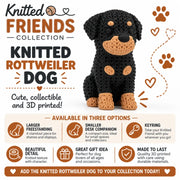 Knitted Dog - Rottweiler