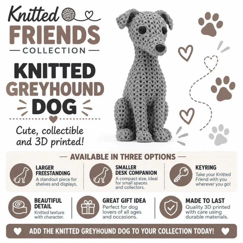 Knitted Dog - Greyhound