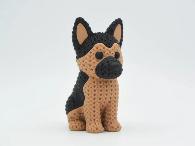 Knitted Dog - German Shepherd