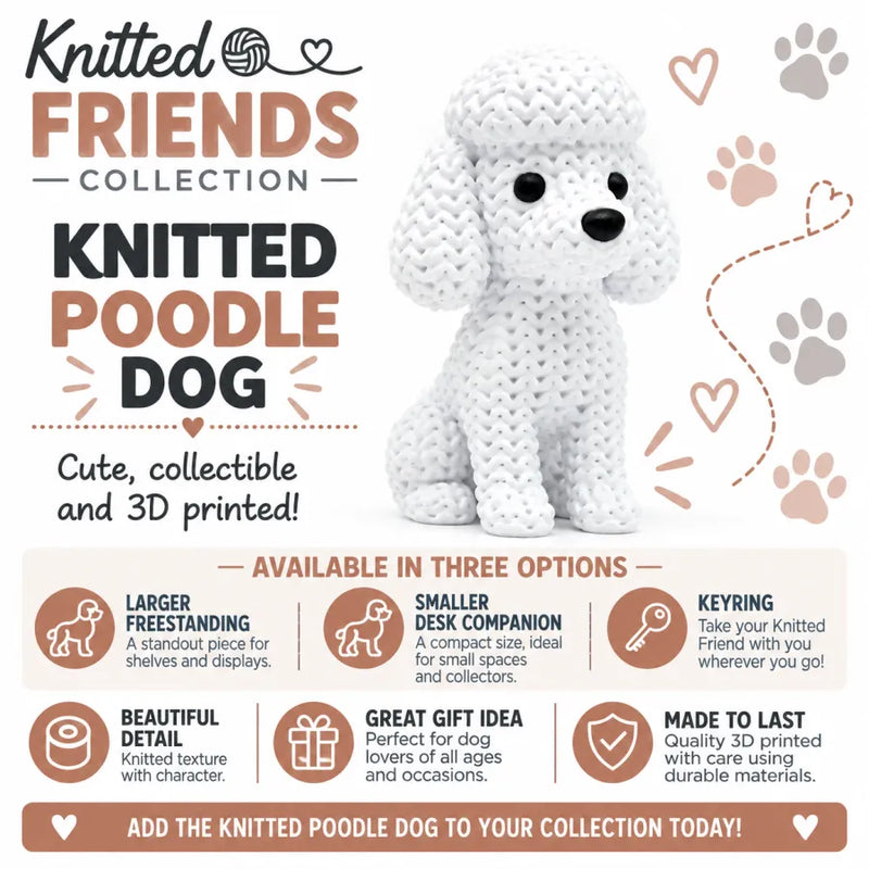 Knitted Dog - Poodle