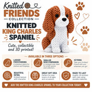 Knitted Dog - King Charles Spaniel