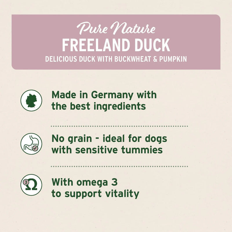 AniForte- PureNature Freeland Duck - Wet food for Dogs 800g