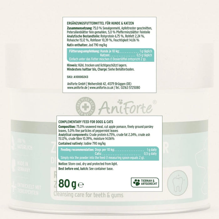 AniForte Dental Powder for Dogs & Cats 80g