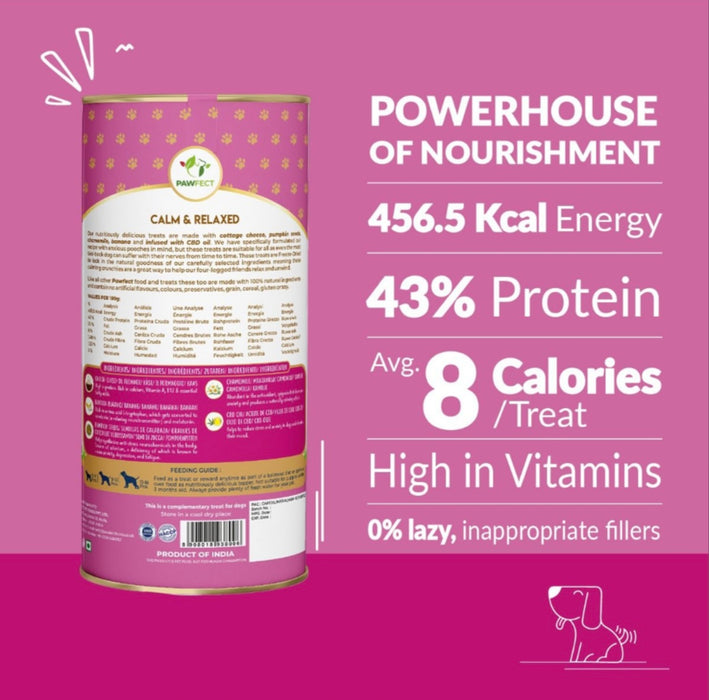 Pawfect Freeze-Dried Cheese Calming Treats for Dogs