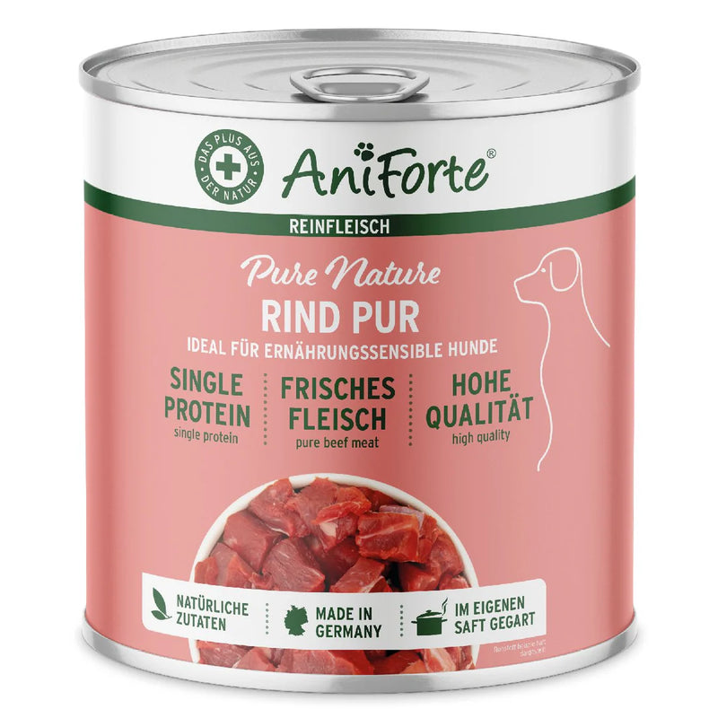 AniForte Pure Beef - Wet Food for Dogs 800g