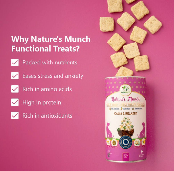 Pawfect Freeze-Dried Cheese Calming Treats for Dogs