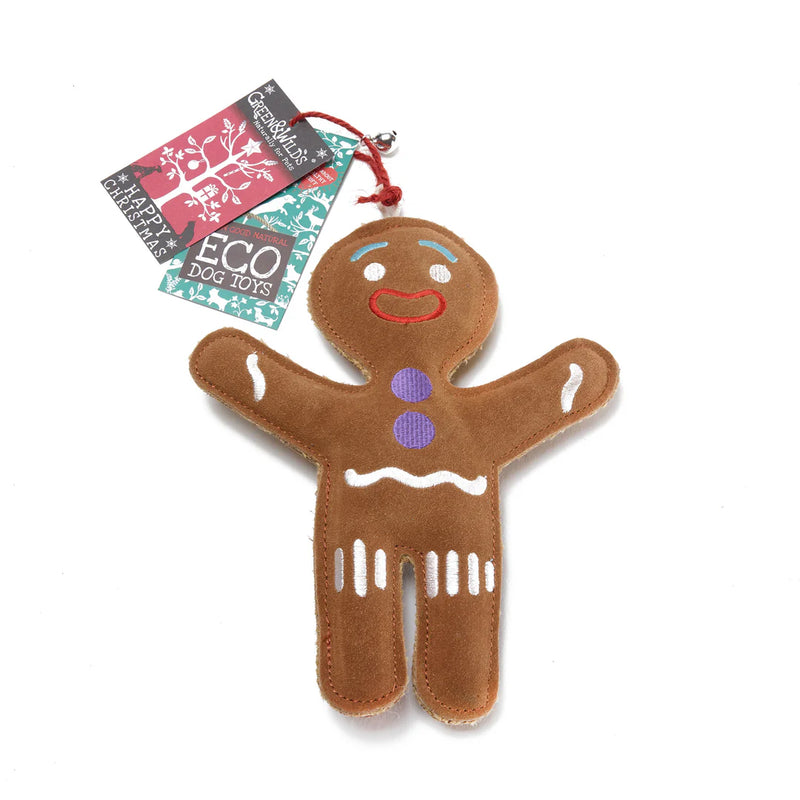 Gingerbread Man, Eco Dog Toy