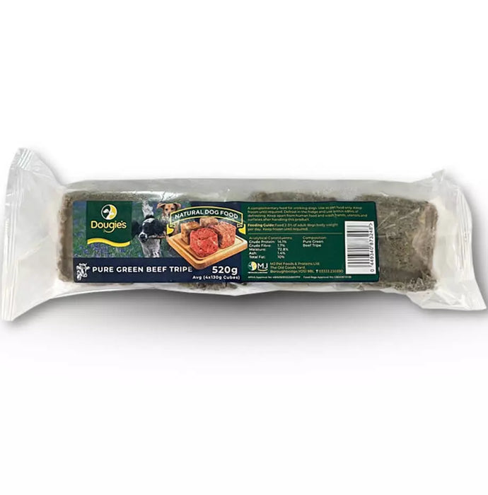 Dougies Green Beef Tripe 520g