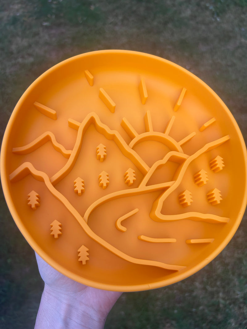 Slowfeeder - Mountains Orange