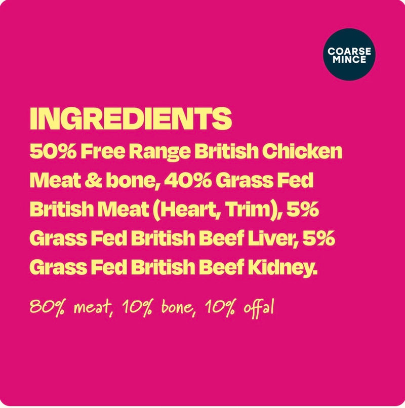 Naturaw Beef & Free Range Chicken