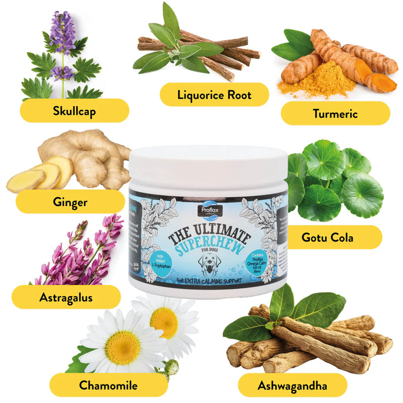 Proflax Calming Super Chew for Dogs – 120g
