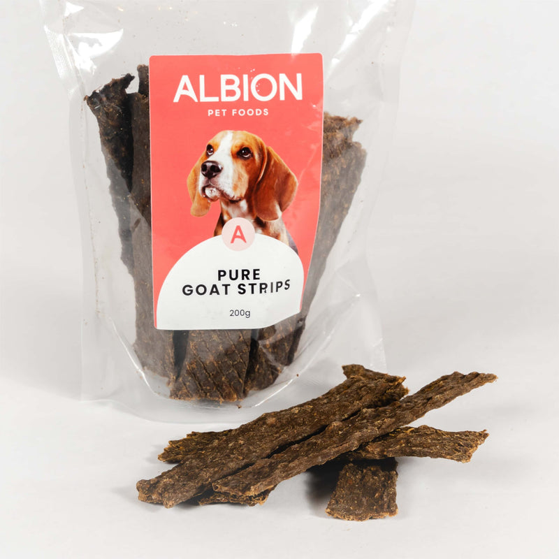 Albion Goat Meaty Strips 200g