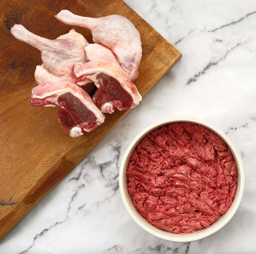 Raw Treat Pet Food - Duck & Lamb 80/10/10 500g