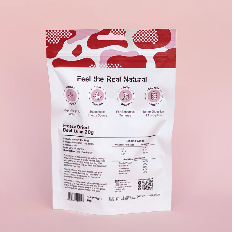 Waita Freeze-Dried Beef Lung