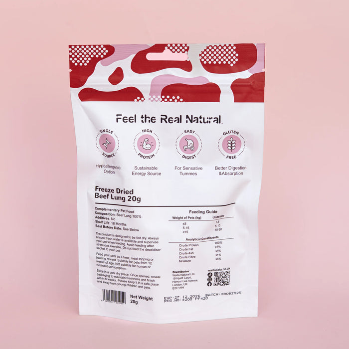 Waita Freeze-Dried Beef Lung