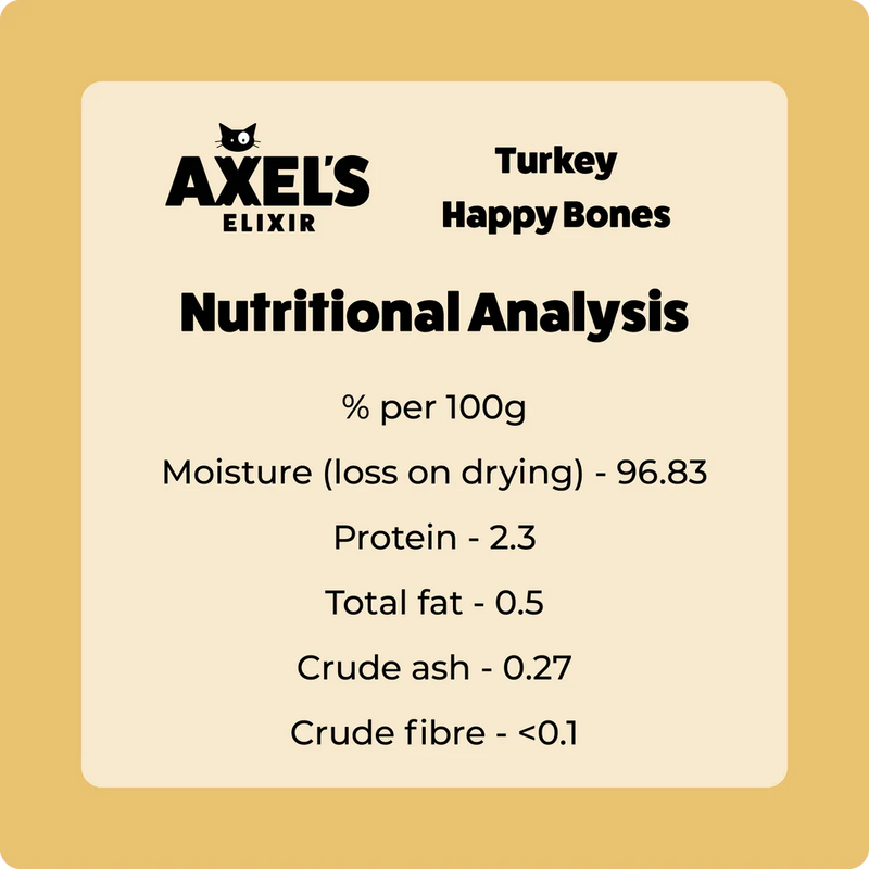 Axels Elixirs Turkey Happy Bones for Cats