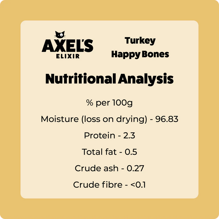 Axels Elixirs Turkey Happy Bones for Cats