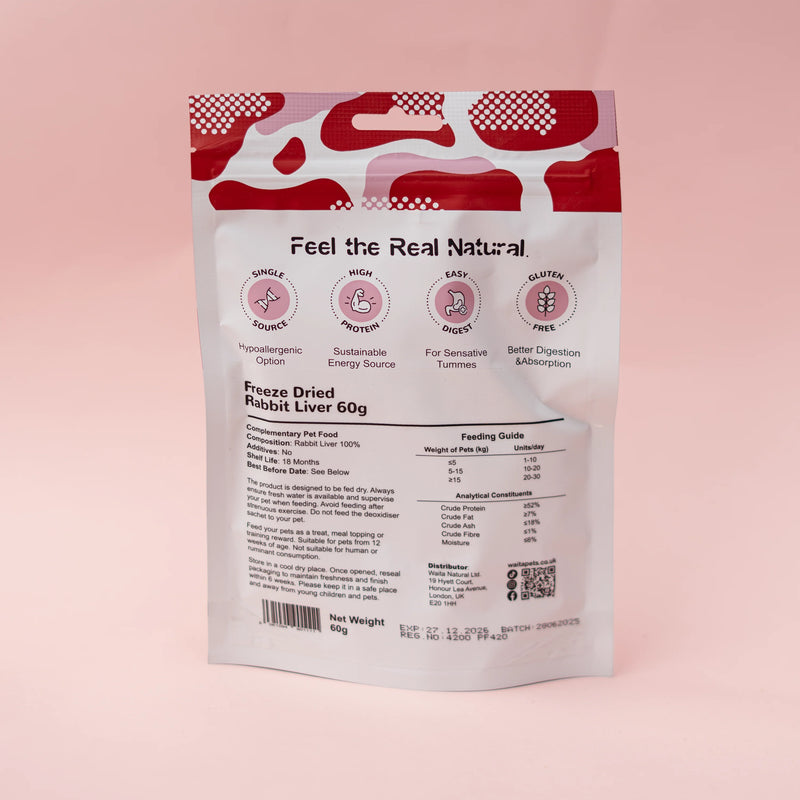 Waita Freeze-Dried Rabbit Liver