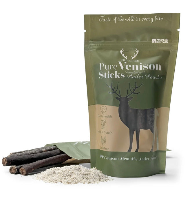 Venison Sticks Enriched with Antler Powder