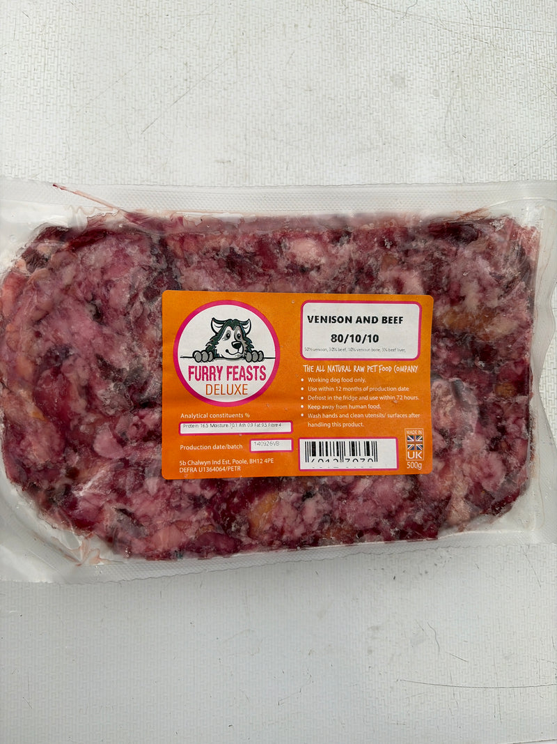 Furry Feasts Venison & Beef 500g
