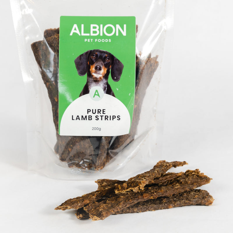 Albion Lamb Meaty Strips 200g