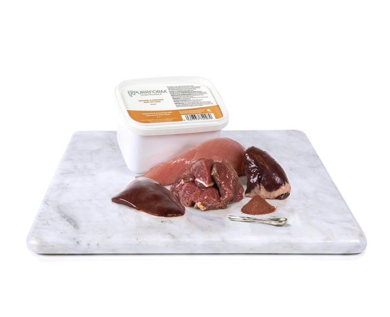 Purrform Venison Trim with Turkey Breast, Heart and Liver (Senior) 450g