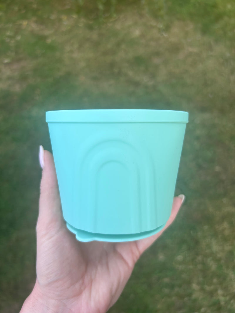 Slowfeeder - Yogurt Pot Green