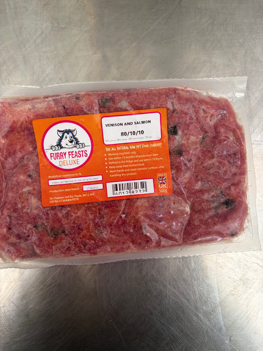 Furry Feasts Venison & Salmon 500g