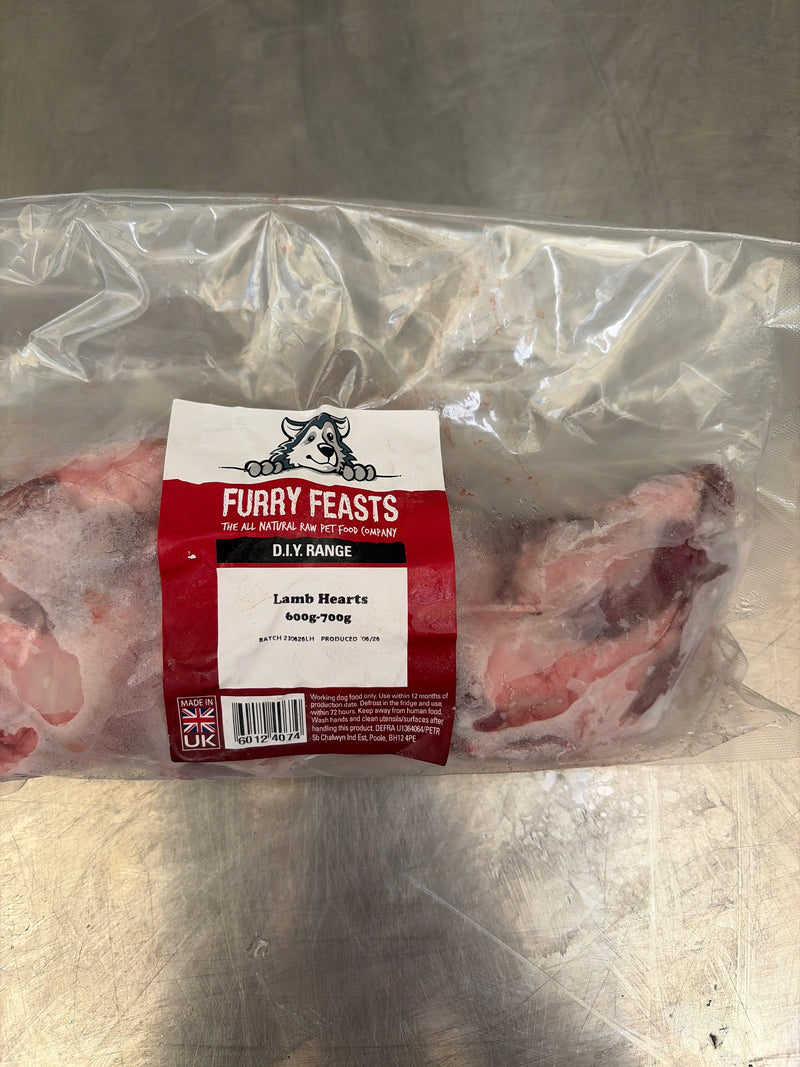 Furry Feasts Lamb Hearts