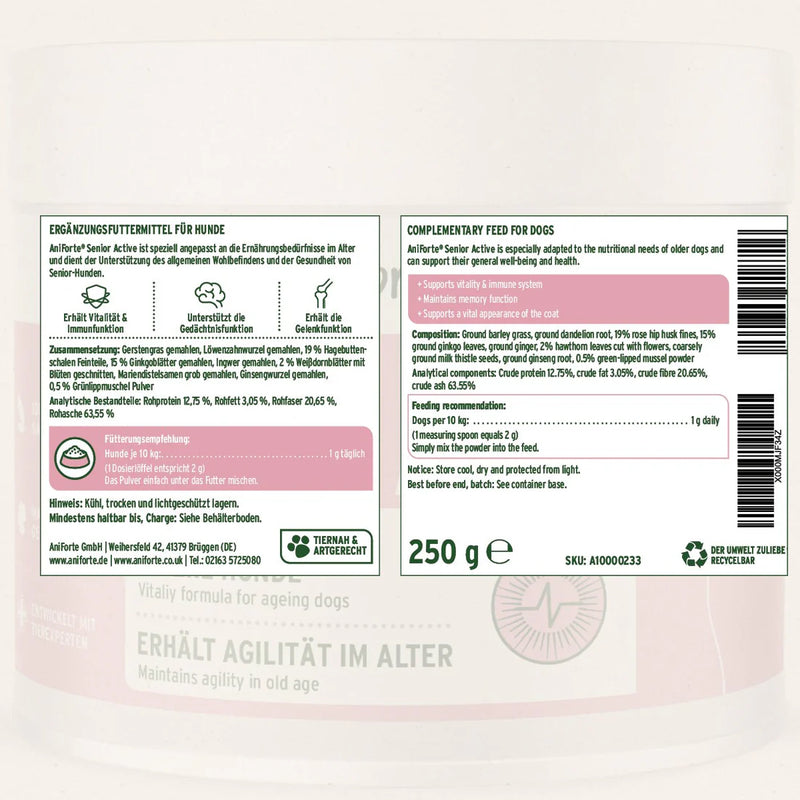 AniForte Senior Active Supplement 250g