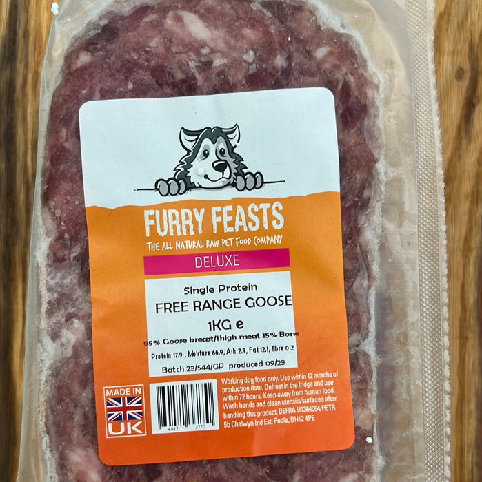 Furry Feasts Free Range Goose 1kg