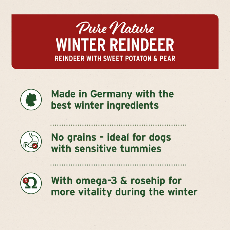 AniForte Winter Reindeer - Wet Food for Dogs 400g