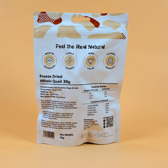 Waita Freeze Dried Quail