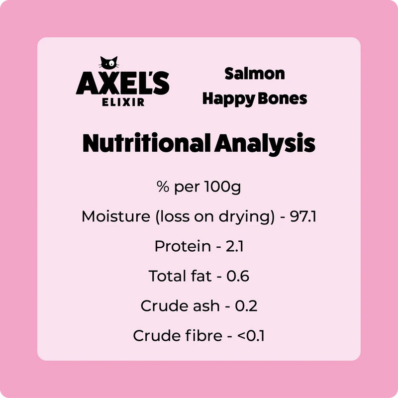 Axels Elixirs Salmon Happy Bones for Cats