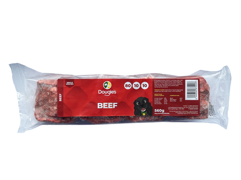 Dougies Beef 80/10/10 560g