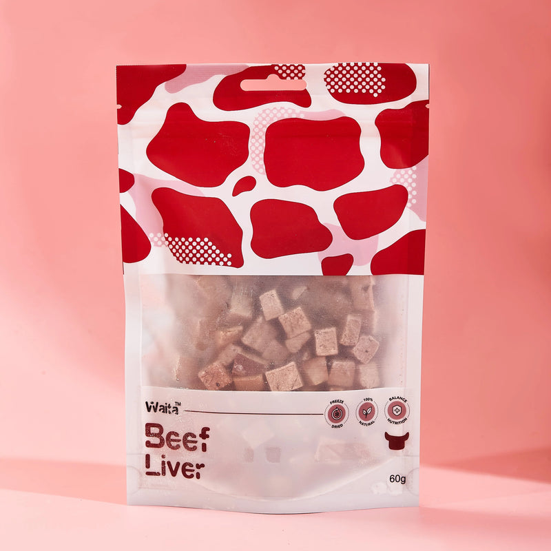 Waita Freeze-Dried Beef Liver Cubes
