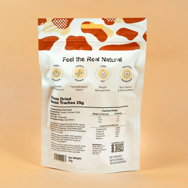 Waita Freeze-Dried Goose Trachea
