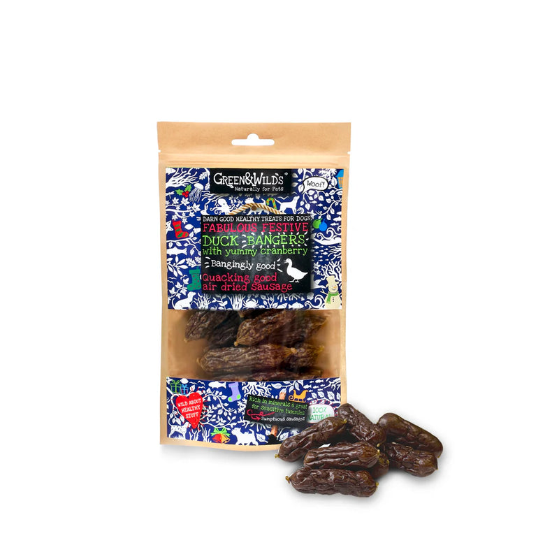 Duck & Cranberry Christmas Bangers