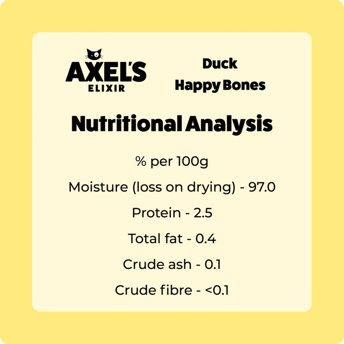 Axels Elixirs Duck Happy Bones for Cats