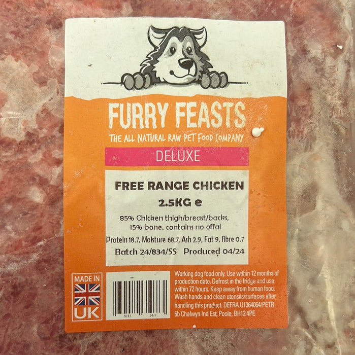 Furry Feasts Deluxe Chicken 2.5kg